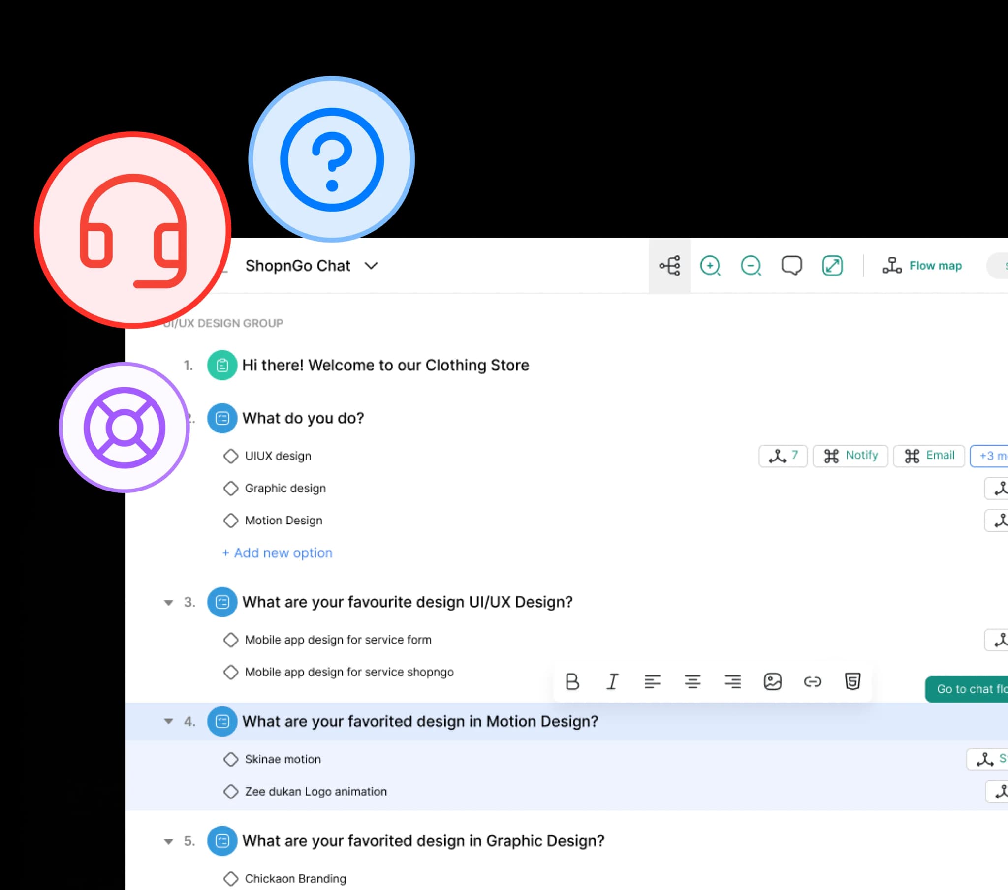 Tell us how you want it We’ll take care of the rest