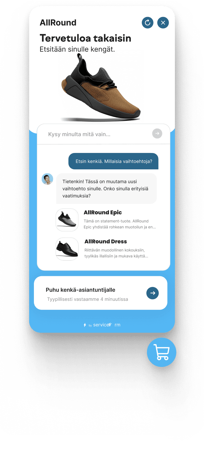 Ecommerce chatbot 5