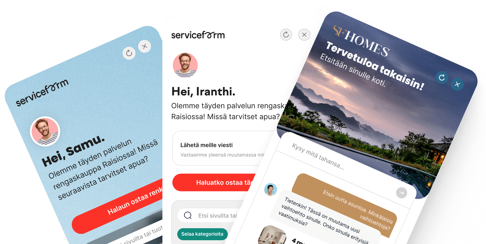 Serviceform AI in various industries
