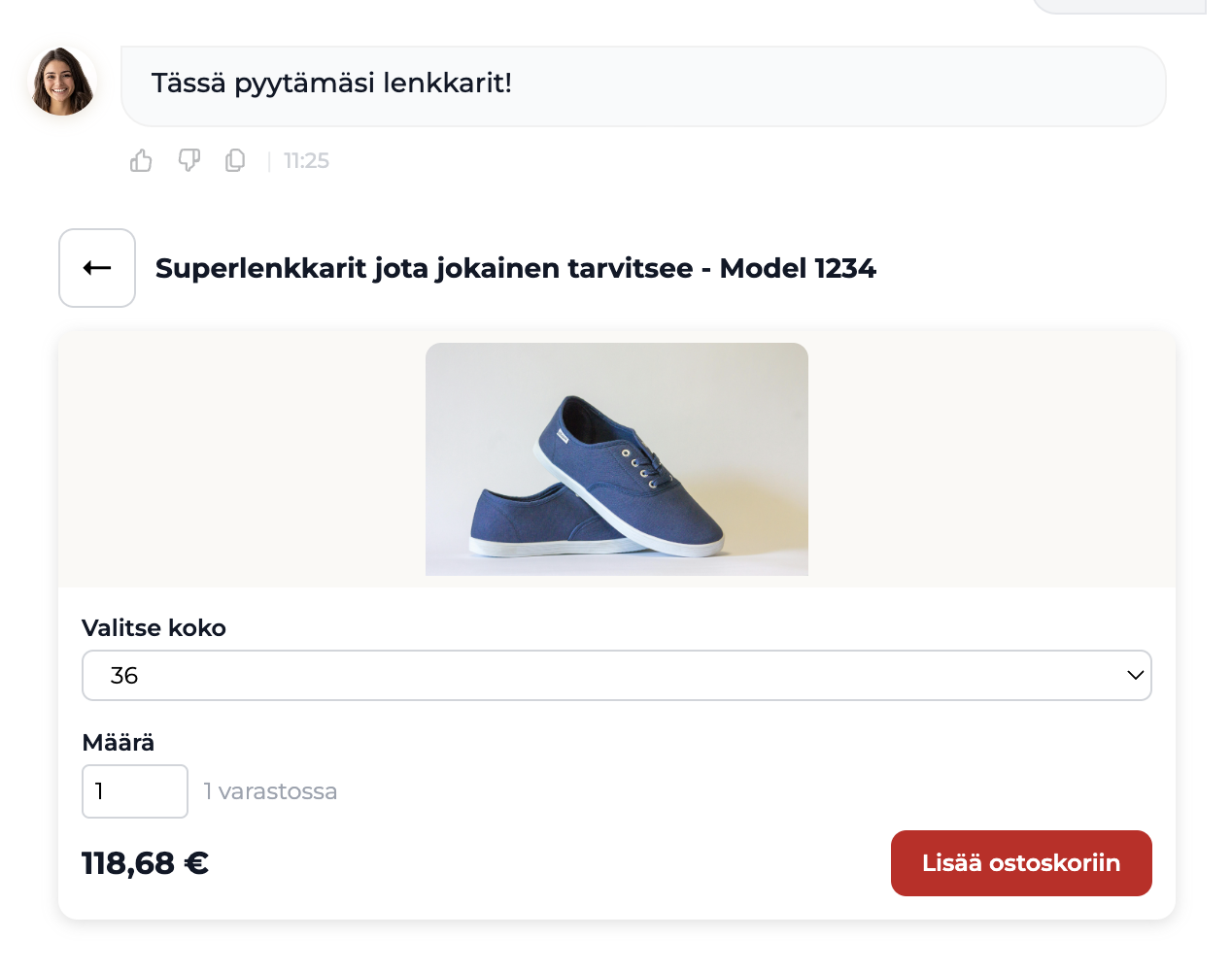 Ostoskori-integraatio Demo