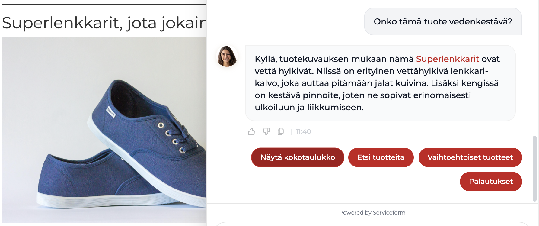 Kontekstuaalinen UKK Demo