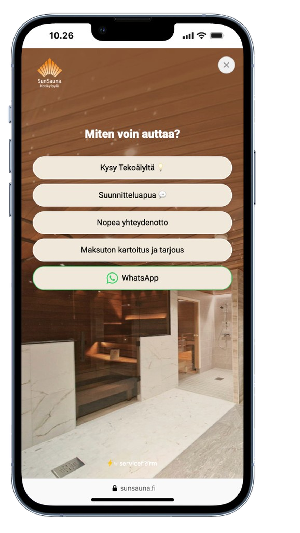 SunSauna Chat