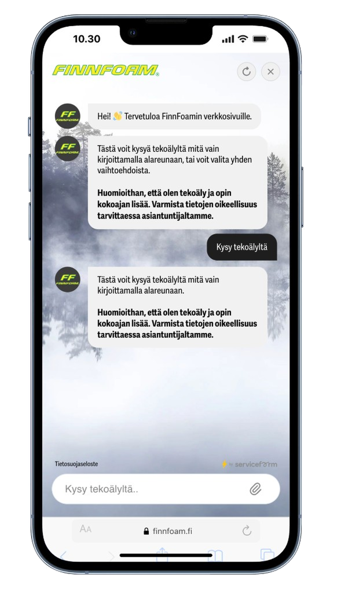 FinnFoam Chat