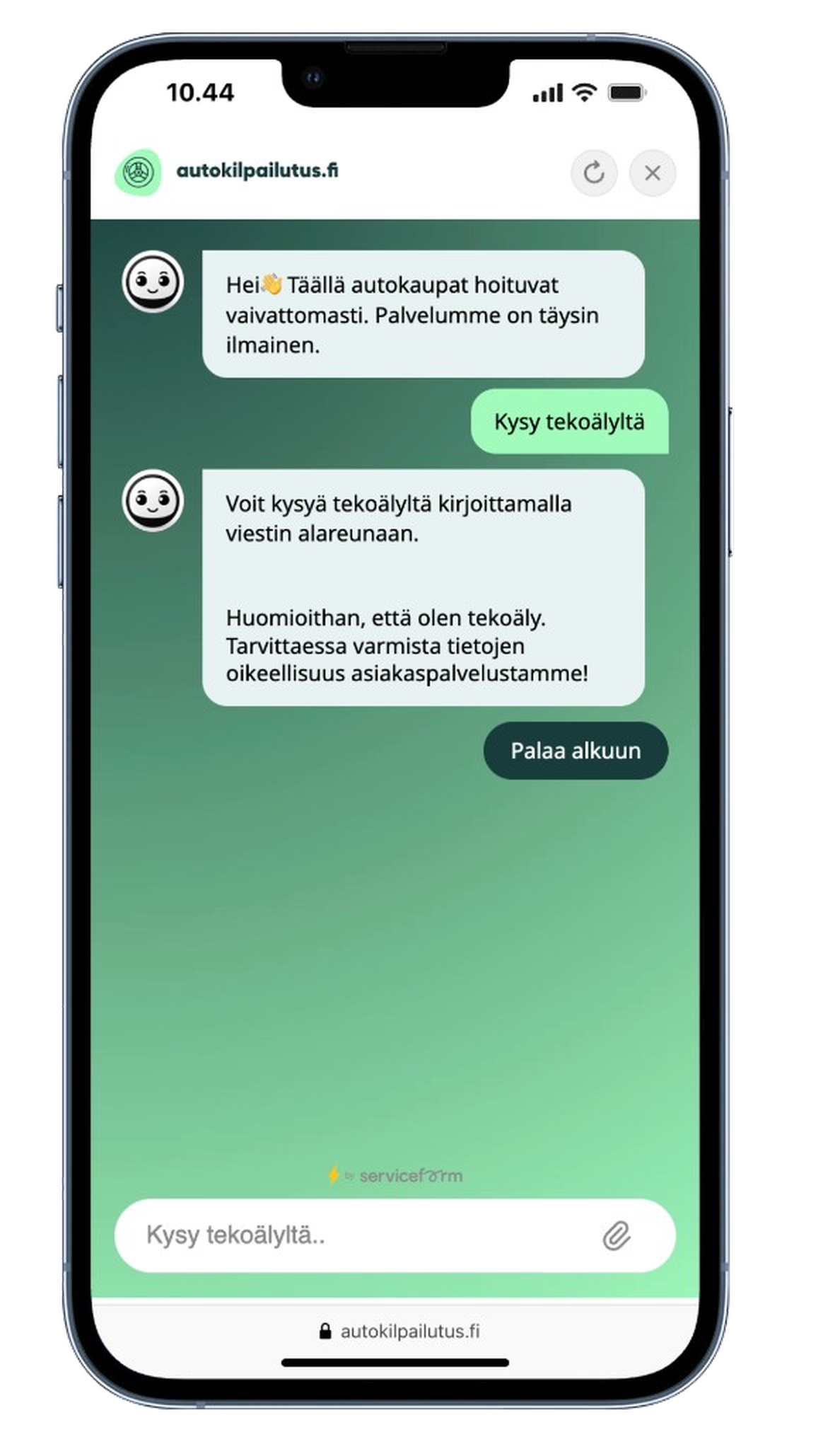 Autokilpailutus Chat